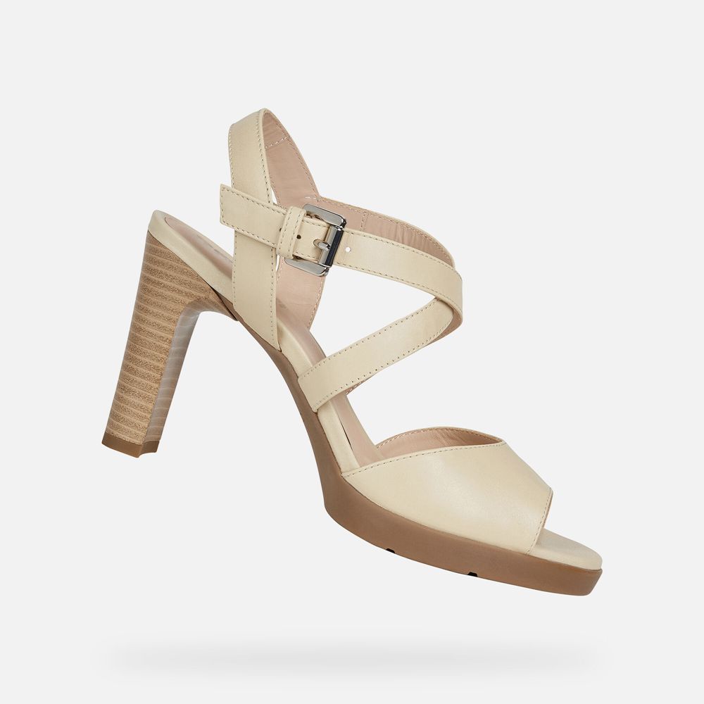 Geox Sandals Beige Annya - Geox Womens Shoes - XHGWFE271